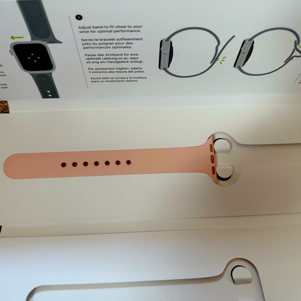 apple watch sport band pink - M/L replacement half ONLY